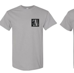 Light grey T-shirts with design